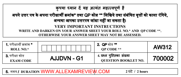 JVVNL RVUNL Technical Helper Question Paper