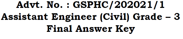GSPHCL Assistant Engineer 2020 Question Paper