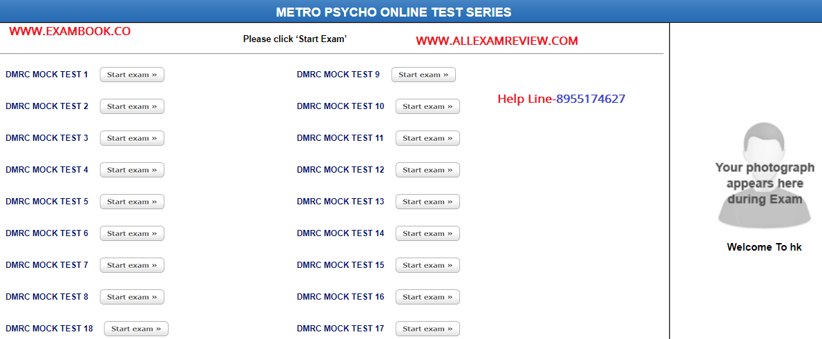 NCRTC Station Controller Psychometric Test