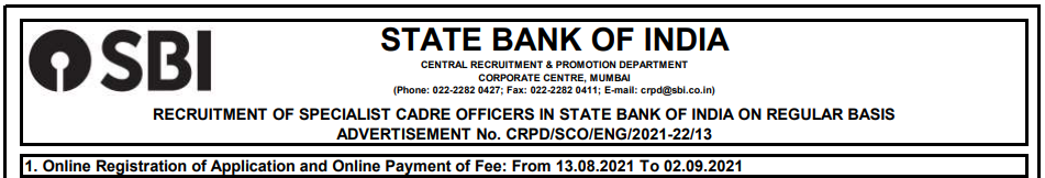 SBI AM Engineer Civil And Electrical 2021 Form