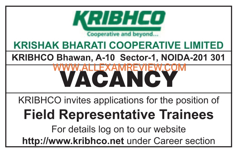 KRIBHCO Recruitment Field Representative Trainee 2023