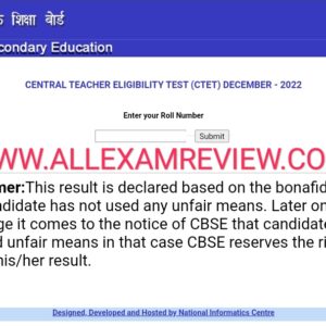 CTET 2023 Result Out