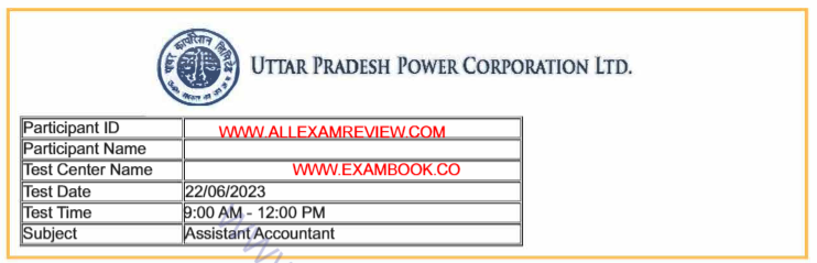 UPPCL Assistant Accountant Question Paper 2023