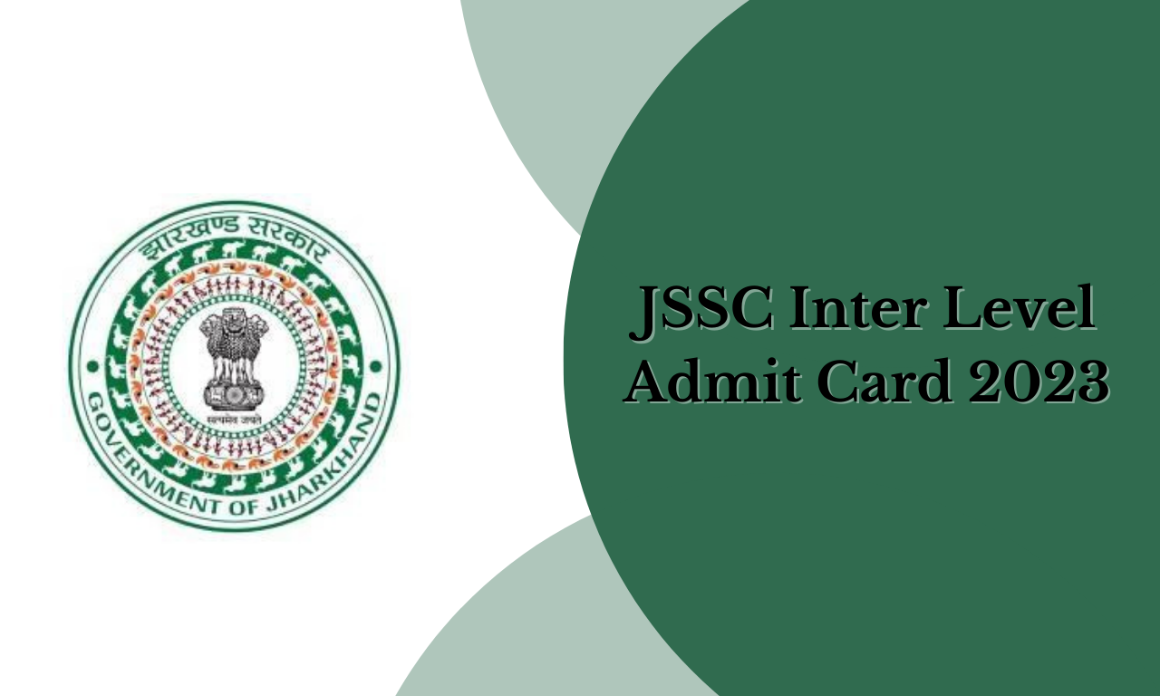JSSC Inter Level Admit Card 2023