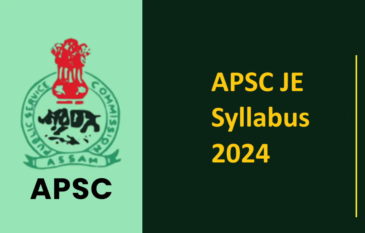 APSC JE Syllabus 2024