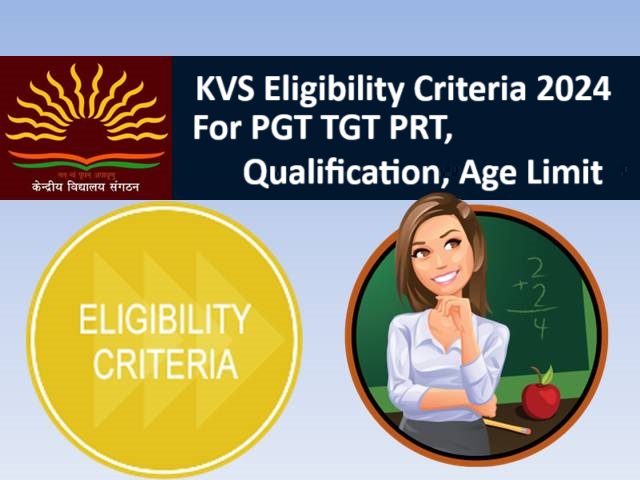 KVS Eligibility 2024
