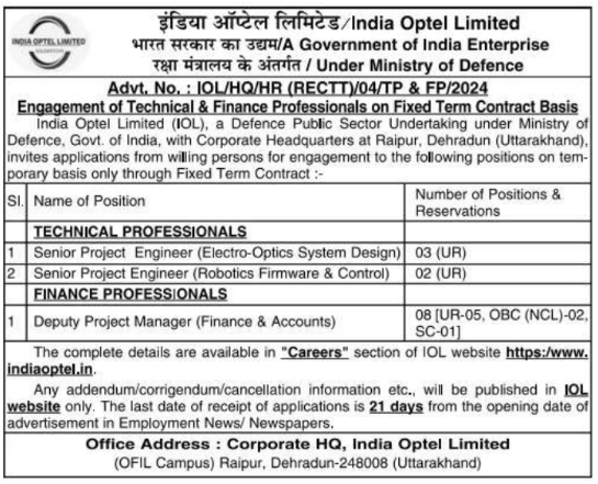 IOCL Professionals Recruitment 2024