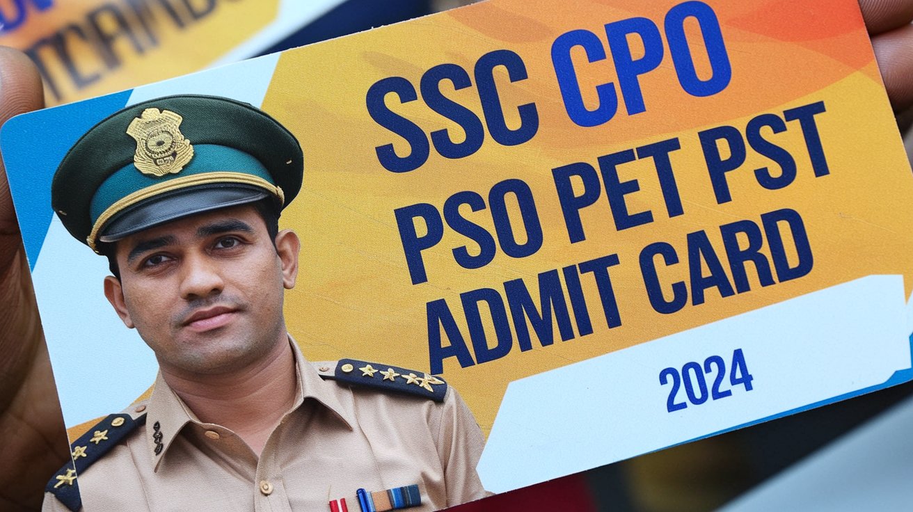SSC CPO PET PST Admit Card 2024