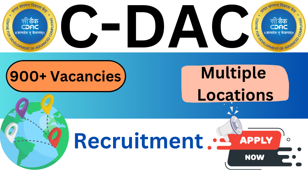 CDAC Multiple Locations Recruitment 2024