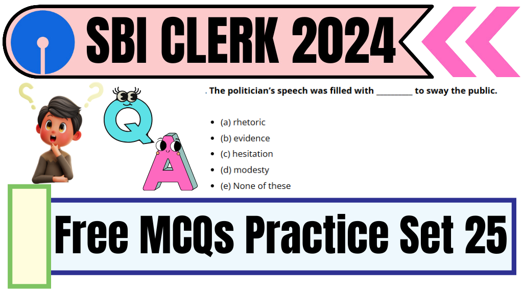 SBI Clerk Practice Set 25