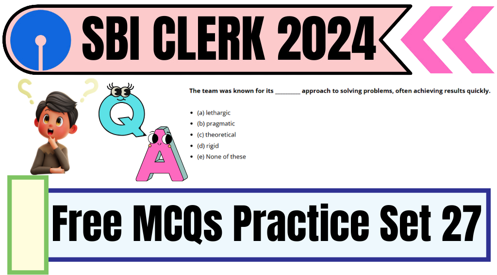 SBI Clerk Practice Set 27