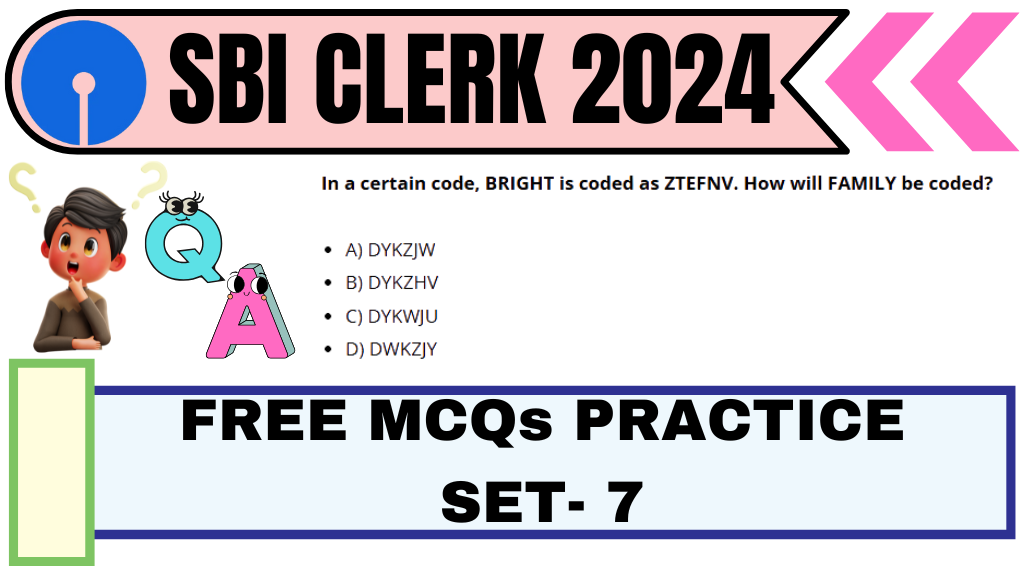 SBI Clerk Practice Set 7