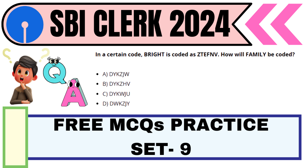 SBI Clerk Practice Set 9