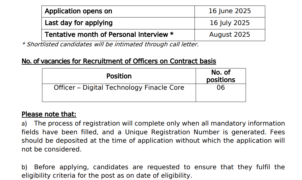Exim Bank Officers Recruitment 2025