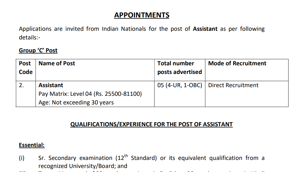 SPA Delhi Recruitment 2025