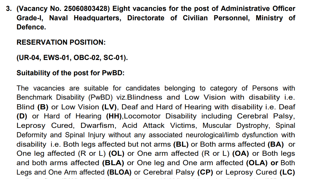 UPSC Specialist Recruitment 2025