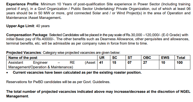 NGEL Recruitment 2026
