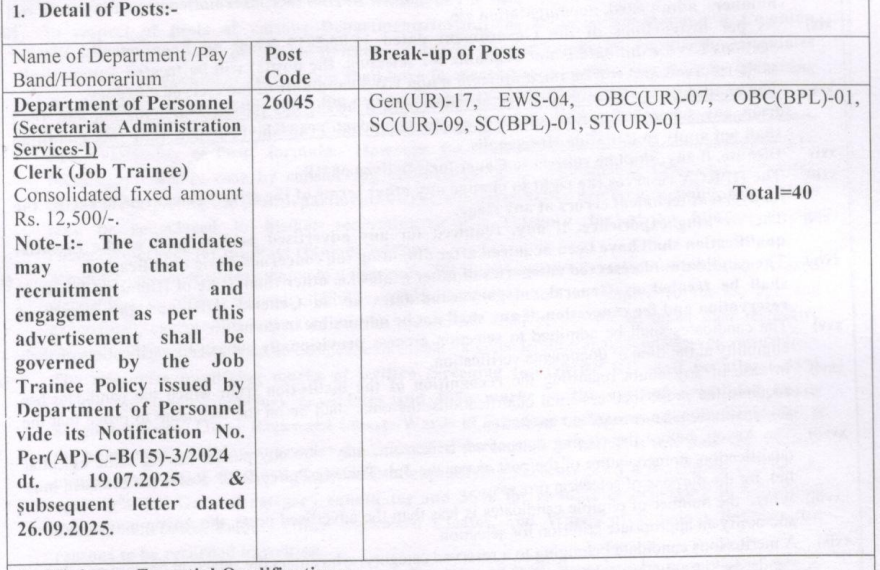 HPRCA Clerk Recruitment 2026